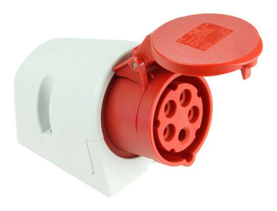 Afbeeldingen van Cee opbouw wandcontactdoos 16a 4p 6h