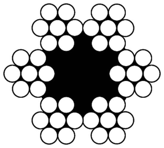 Afbeeldingen van Staalkabel 02mm / 6x7+1TWK / verzinkt / rol 5