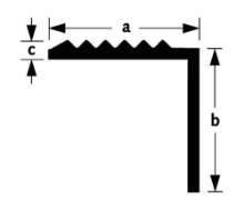 Afbeeldingen van alfer® trapk. zil.ano 19x20x2mm 1m