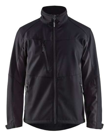 Afbeeldingen van Softshell Jack XL Zwart/DonkergrijsL