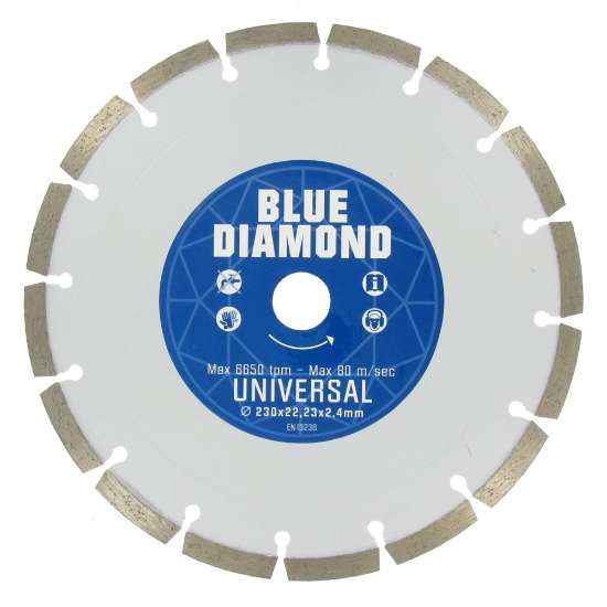 Afbeeldingen van Blue diamond diamantzaag ø115x22.23mm, type u