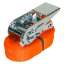 Afbeeldingen van Konvox Spanband 25mm ratel 906 5m LC700 Oranj