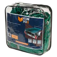 Afbeeldingen van Konvox Aanhangwnet met hoeklus en elastiek 2,