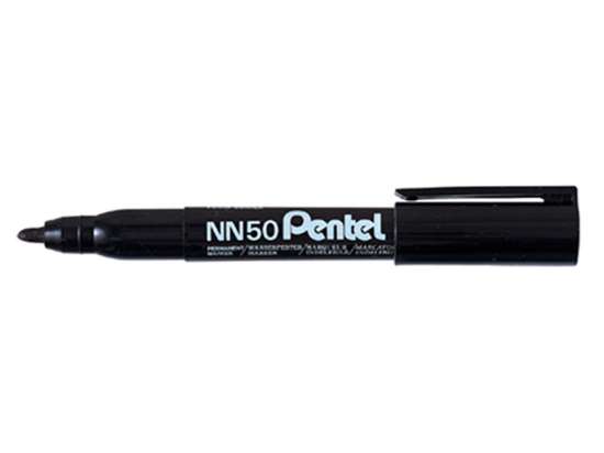 Afbeeldingen van PENTEL MERKPEN GREEN-LABEL NN50 ZWART