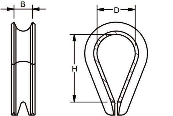 Afbeeldingen van Kous / 02-03 mm / RVS AISI 316