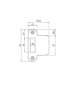 Afbeeldingen van VP 635/17/U SLUITPLAAT, RVS 25X94