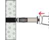 Afbeeldingen van METALEN HOLLEWANDPLUG HM 6X52 S MET SCHROEF (