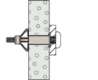 Afbeeldingen van METALEN HOLLEWANDPLUG HM 6X52 S MET SCHROEF (