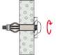 Afbeeldingen van METALEN HOLLEWANDPLUG HM 6X52 S MET SCHROEF (