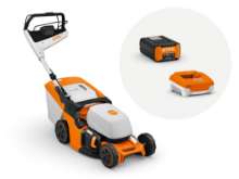 Afbeeldingen van Stihl accu grasmaaier RMA443.03  PV set