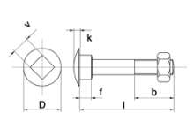 Afbeeldingen van Bout Din 603/555 EV M 8 X 55 - 200