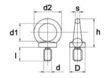 Afbeeldingen van Bout Din 580 A2 M 10 - 25