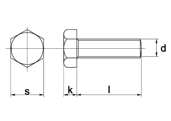 Afbeeldingen van Bout Din 933 8.8 EV M 10 X 100 -100