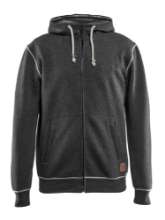 Afbeeldingen van HOODED SWEATSHIRT MET RITS ZWART MELEE XL 339