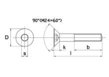 Afbeeldingen van Bout Din 7991 10.9 ZW M 24 X 150