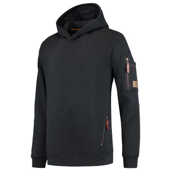 Afbeeldingen van Tricorp Sweater Premium Capuchon Black L