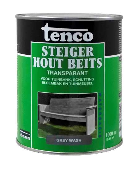 Afbeeldingen van TENCO STEIGERHOUTBEITS GREY WASH 1LITER