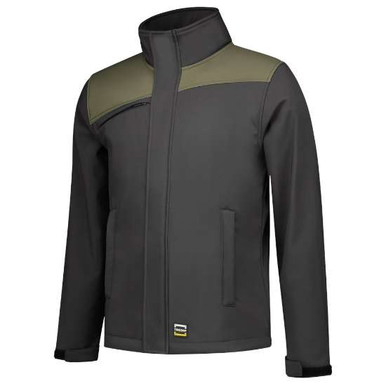 Afbeeldingen van Tricorp Softshell Bicolor Naden DgreyArmy M