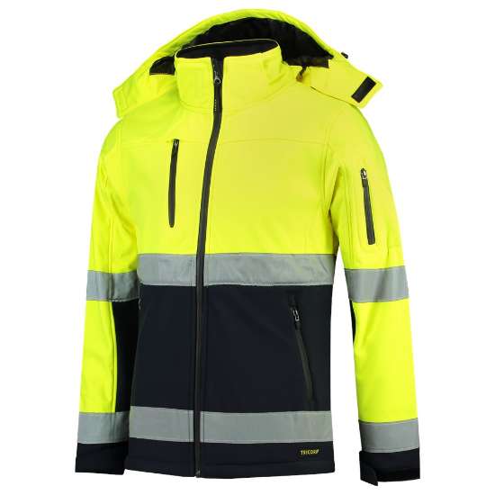 Afbeeldingen van Tricorp Softshell ISO20471 Bicolor Yellownavy