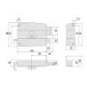 Afbeeldingen van OPLEGSLOT DIAMETER 25MM DM 60MM RECHTS