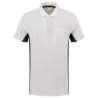 Afbeeldingen van Tricorp Poloshirt Bicolor Borstzak WhiteDGrey