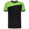 Afbeeldingen van T-SHIRT BICOLOR NADEN BLACKLIME M