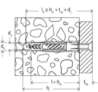 Afbeeldingen van FISCHER UNIV.PLUG UX 6X50 90863/20ST