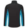 Afbeeldingen van SOFTSHELL BICOLOR BLACKTURQUOISE XXL