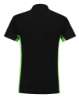 Afbeeldingen van Tricorp Poloshirt Bicolor Borstzak Blacklime 