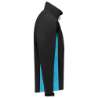 Afbeeldingen van SOFTSHELL BICOLOR BLACKTURQUOISE XXL