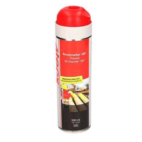 Afbeeldingen van 4Tecx Bouwmarker rood 500ml