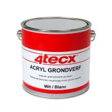 Afbeeldingen van 4Tecx Acryl grondverf wit 2,5ltr