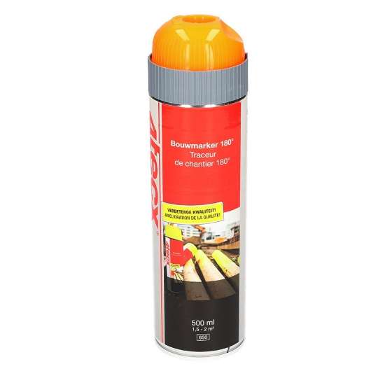 Afbeeldingen van 4Tecx Bouwmarker oranje fluor 500ml