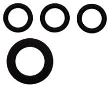 Afbeeldingen van SET RUBBERRINGEN 3/4"