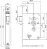 Afbeeldingen van Nemef Loopslot type 1255/2-50 DIN links