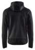 Afbeeldingen van Gebreid vest met softshell L Donkergrijs/Zwar