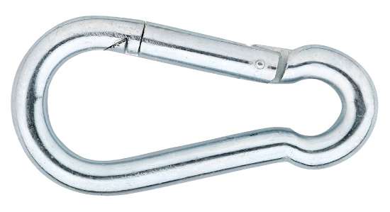 Afbeeldingen van Karabijnhaak C-DIN 5299 / 140x12 mm / verzink