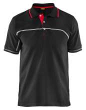 Afbeeldingen van Poloshirt XXL Zwart/Rood