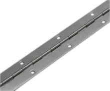 Afbeeldingen van Pianoscharnier / 0,7x32x1750 mm / RVS / met D