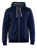 Afbeeldingen van Hoodie met warme voering M Marineblauwlauw M