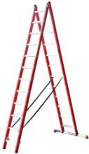 Afbeeldingen van 4Tecx Reformladder 2-delig aluminium 2 x 14 m