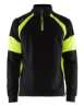 Afbeeldingen van Sweatshirt met High Vis zones L Zwart/High Vi