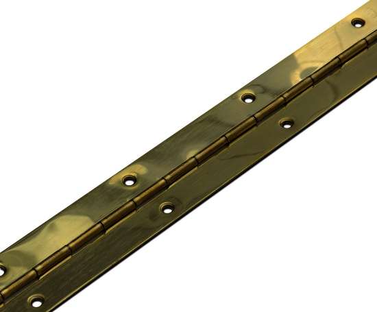 Afbeeldingen van Pianoscharnier / 0,7x32x1250 mm / staal verme