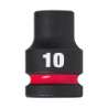 Afbeeldingen van MILWAUKEE® Slagdop 1/2 10 mm 1/2" impact socket STD - 1pc
