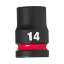 Afbeeldingen van MILWAUKEE® Slagdop 1/2 14 mm 1/2" impact socket STD - 1pc