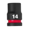Afbeeldingen van MILWAUKEE® Slagdop 1/2 14 mm 1/2" impact socket STD - 1pc
