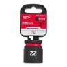 Afbeeldingen van MILWAUKEE® Slagdop 1/2 22 mm 1/2" impact socket STD - 1pc