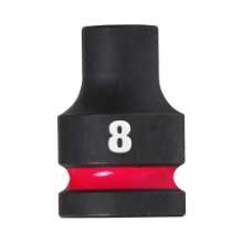 Afbeeldingen van MILWAUKEE® Slagdop 1/2 8 mm 1/2" impact socket STD - 1pc