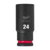Afbeeldingen van MILWAUKEE® Slagdop 1/2 lang 24 mm 1/2" impact socket deep - 1pc