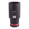 Afbeeldingen van MILWAUKEE® Slagdop 1/2 lang 26 mm 1/2" impact socket deep - 1pc